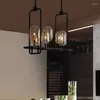 Pendant Lamps Modern Glass Light Retro Kitchen Lights Hanging Candle Restaurant Bar Coffee Shop Industrial Lamp Fixture Home Decor