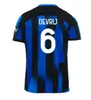 Koszulki piłkarskie Barella Correa Inters Milan Giroud Ibrahimovic Lautaro Milans Theo Brahim 23 24lukaku Football Shirt 2023 2024 Minforms Men Kits Zestawy S-XXL