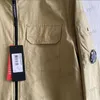 Herrjackor 3 färger lins män t skjortor casual manlig gabardin plagg färgad verktygsskjorta lång ärm t-shirts blixtlås toppar storlek m-xxl svart grå khaki t230406