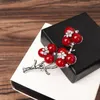 Brooches Pearl Plum Blossom Flower For Women Wedding Party Office Daily Dress Clothing Brooch Pins Jewelry Accesories