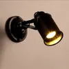 Wandleuchte Spotlight Langlebige Retro-Spotlights Vintage Modisches Licht Schmiedeeisen Industriestil für die Befestigung