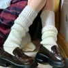 Chaussettes au Design Original pour femmes, couleur unie, JK épicé pour filles, couvre-jambes tricotés, sous-culturelle d'automne, empilés dans le Tube