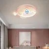 Luzes de teto desenho animado moderno led quarto de bebê lâmpada menino menino luz para crianças quarto infantil