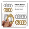 Cadres 8 pcs Show Rack Po Cadre Mini Ornement Minuscule Vintage Golden Petite photo Prop pour photos