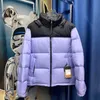 Designer High Street Fashion Northern Winter Outdoor Down Jacket Pure Cotton Letter broderade män och kvinnor bär varma kläder 91df