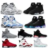 Jumpman 6 6s Basketball Shoes Cool Grey Aqua UNC Georgetown Toro Carmine Hare Red Oreo Midnight Navy 2023 Men Woman Trainer Sneakers