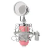 Microphones Bm8000 professionnel son Studio enregistrement condensateur filaire Microphone 3.5mm support de support de prise filtre Pop pour Ktv karaoké Dhuxy