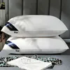 Pillow 100% pure cotton sleep pillow five-star high-quality pillow core bedroom bed pillow neck support side sleep stomach rest 230406