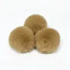 Keychains 10pcs/lot DIY Faux Fur Pompom Artificial Polyester Balls Pom Poms For Hats Cap Scarf Gloves Keychain 6-10cm H296