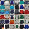 2023 New City Pockets Printed Basketball Shorts 22-23 All-Team Short Sport Wear Pant с Pocket City Синий Белый Черный Красный Фиолетовый с принтом Хорошее качество