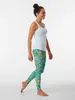 Aktywne spodnie Morning Song - Turquoise Leggins Fitness