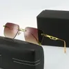 Femmes lunettes de soleil usine lunettes lunettes hexagonales verres de couleur dégradé cadre en métal évider les jambes de lunettes hommes lunettes de soleil carrées UV400