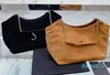 Designer Women iCare Suede Hobo Tote Shoulder Bag France Brand Cowhide Läderhandväskor Lady Chain Strap Stor shoppinghandväska med myntväska