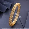 Bangle Wando 4st Dubai India Africa Gold Color Bangles For Women Gattice Girls Hand smycken Arab Halloween Gift