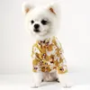 Ropa para perros Ropa para mascotas de dibujos animados para perros pequeños Camisa Chihuahua Yorkies Outfit Imprimir French Pug Fashion Disfraz XS-XL