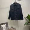 Designer di abbigliamento esterno badge camicia con cerniera giacca sciolta da uomo primaverilo autunno top oxford traspirabile abbigliamento per le pietre di alto livello di strada jacke d7nx 1z07o