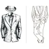 Herenpakken Blazers Business Jacket High-End 3-delige trouwjurk Jacketvestpants aangepaste schouderbanden 230406