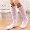 فتاة الجوارب الجوارب ركبة الأطفال الرقص Legwarmers لطيف دب حيوان كرتون 3 -12 سنة القطن الأنبوب الطويل الأنباء