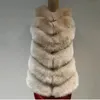 여자 조끼 Lisa Colly 도착 겨울 따뜻한 패션 여성 수입 코트 재킷 자켓 모피 조끼 고급 가짜 긴 s 4xl 231106