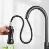 Tuyaux Universel G12 M10M15 Robinet De Cuisine Pull Out Nylon Tressé Flexible 80cm150cm Noir Pistolet Gris Plomberie Spinning Tube 230406