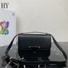 Sac à bandoulière Designer Luxury Embleme Saffiano 1BD320 Triangle Logo Noir Qualité 7A