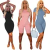 Roupas de tracksuits para mulheres novas roupas de designer 2023 mouse de suor de verão de cor sólida manga curta