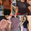 Roupas de Yoga Peeli Mulheres Top Sem Costura Esporte Camisetas Fitness Roupas de Manga Curta Camisa Ginásio Running Active Wear Femme 230406