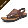 Sandalen Sommer Herren Flip-Flops Draußen getragen Dual-Use Praktisch zum Fahren am Strand