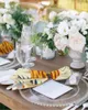 Tafel servet 4 stcs luipaard Boheemse tijgerblad abstract vierkant 50 cm bruiloftdecoratie doek keuken diner serveer servetten