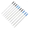 Металлические стержни для ручек — сменные шариковые ручки с синими чернилами, 115 мм для студентов и профессионалов LX9A