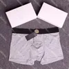 Mens Boxer Cotton Underwear Underpants Designer Casual Underwears Boxers Luxury Brand Man U Convex Fashion Asian size without Box