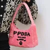 Tasarımcı çanta lüks marka altı torba omuz çantası moda kadın çanta kuzu yün çanta