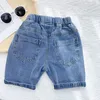 Jeans Garçons déchirer jean Shorts enfants été mince pantalon bébé Style coréen mode bas ample plage pantalons décontractés de haute qualité 230406