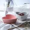 Tigelas mesa de casamento decoração de molho de cerâmica prato de porcelana aperitiva prato tigela de pratos em forma de coração