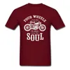 Herr t-shirts herrar t skjortor vintage motobike ryttare cykel manliga toppar tees motorcykel tshirt svart fyrhjul flytta kroppen två hjul soul 3c5r