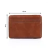 محفظة Ultra Thin Men's Pu Leather Mini Magic Wallet Small Id Holder Money Rase Cash Presh for Men Oner Business Slim 2023