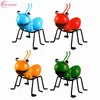 Dekorativa föremål figurer Diy Metal Ant Patio Craft Yard Outdoor Hanging Home Decor Ornament Fairy Garden Living Room Wall Art Sculptures 230406