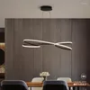 Pendelleuchten Schwarz Weiß Nordic Lampe LED-Leuchten Modernes Design für Esszimmer Küche Hanging Bar Shop Decke