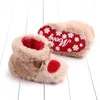 Första vandrare Babyskor Born Socks Boy Girl Star Toddler Booties Bomull