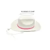 2024Berets Cowboy Hat Wide Brim Knight For Disco House Cocktail Parties Vacation Simple Comedian Actor