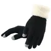 Five Fingers Gloves 2023 Women's Cross-Border Knitted Fashion Inverno in stile europeo e americano