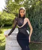 Elegante preto sereia vestidos de noite para mulheres um ombro cetim plissados rendas ocasiões formais usar festa segunda recepção aniversário concurso vestidos de baile personalizados