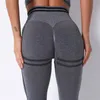 Kobiety legginsy elastyczna siłownia ciasna bezproblemowa nogi brzuch Kontrola spodnie fitness Sports Sports Pantness Spodnie 230406