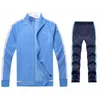 Primavera e tute Autunno Atletico 2 pezzi/set Giacca con cerniera Pantaloni da cappotto Set Jogger Abbigliamento sportivo da jogging da uomo 352