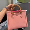 Grote Capaciteit Dames Handtassen Bamboe Tas Mode Ontwerpers Luxe Handvat Tote Effen Kleur 2023 Nieuwste collectie All-match Hoge kwaliteit