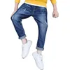 Dżinsy Spring Boys Dżinsy dla dzieci Spodnie moda Dzieci odzieży formalne dziura dżins