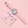 Montres-bracelets 6 pièces 2023 Bracelet montre ensemble dessin animé mode luxe bande cristal femmes dames montre-bracelet montres dame Relogio Feminino Reloj Mo