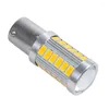 Sistema di illuminazione Ambra 1156PY BAU15S PY21W Led 33SMD Lampadina segnale di retromarcia freno di coda auto Y