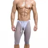 Pantaloni da corsa Collant da uomo Leggings sportivi da corsa Fitness lungo da ciclismo Nylon per compressione da uomo