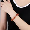 Charm Bracelets DasCus Carnelian Chip Crystal Bracelet For Women Wedding Accessories Items Year Gifts